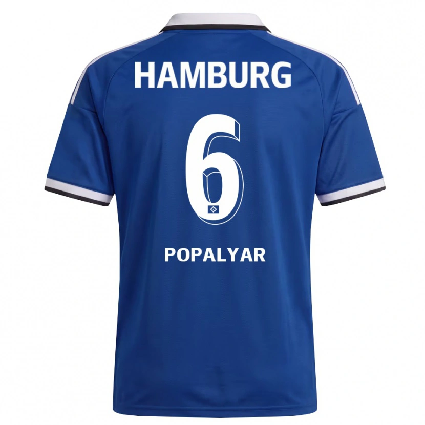 Danxen Homem Camisola Omer Popalyar #6 Branco Azul Alternativa 2026/27 Camisa Brasil