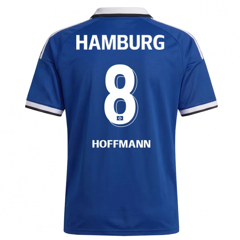 Danxen Homem Camisola Nick Hoffmann #8 Branco Azul Alternativa 2026/27 Camisa Brasil
