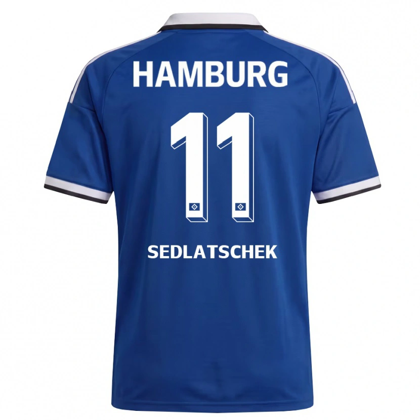 Danxen Homem Camisola Thierry Sedlatschek #11 Branco Azul Alternativa 2026/27 Camisa Brasil