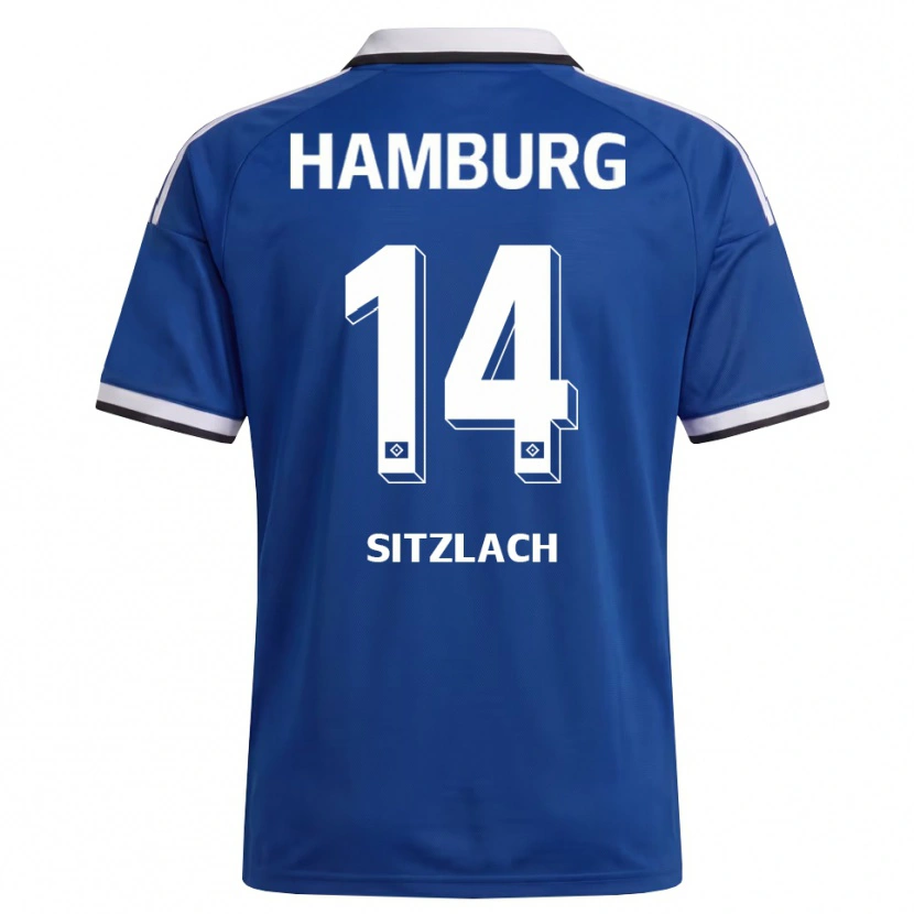 Danxen Homem Camisola Robin Sitzlach #14 Branco Azul Alternativa 2026/27 Camisa Brasil