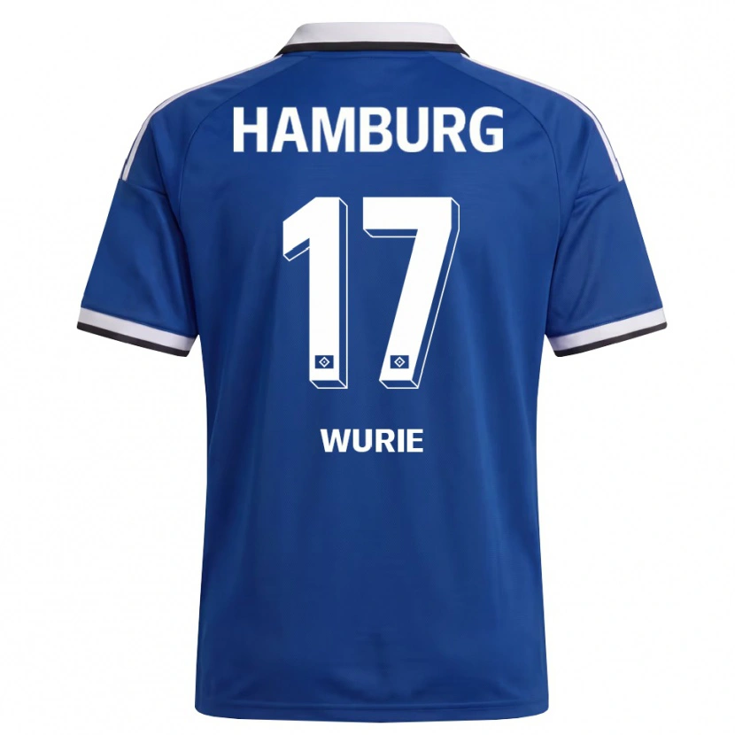 Danxen Homem Camisola David Wurie #17 Branco Azul Alternativa 2026/27 Camisa Brasil
