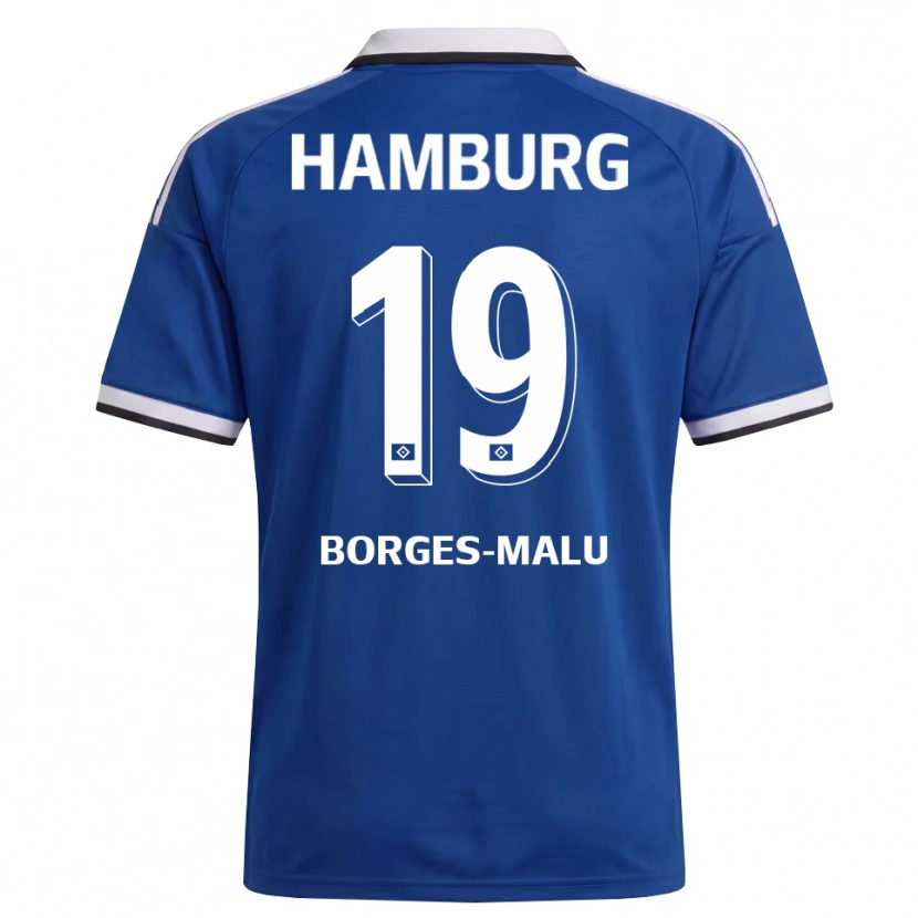 Danxen Homem Camisola Louis Borges-Malu #19 Branco Azul Alternativa 2026/27 Camisa Brasil