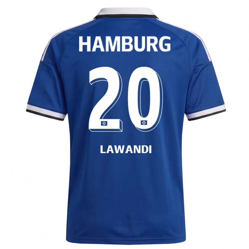 Danxen Homem Camisola Alexander Lawandi #20 Branco Azul Alternativa 2026/27 Camisa Brasil