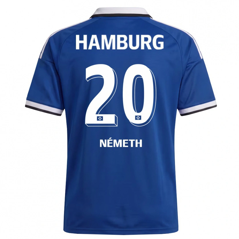 Danxen Homem Camisola András Németh #20 Branco Azul Alternativa 2026/27 Camisa Brasil