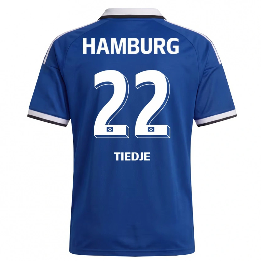 Danxen Homem Camisola Patrick Tiedje #22 Branco Azul Alternativa 2026/27 Camisa Brasil