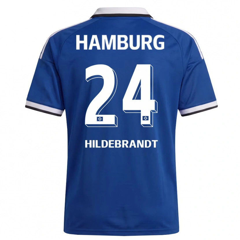 Danxen Homem Camisola Tjark Hildebrandt #24 Branco Azul Alternativa 2026/27 Camisa Brasil