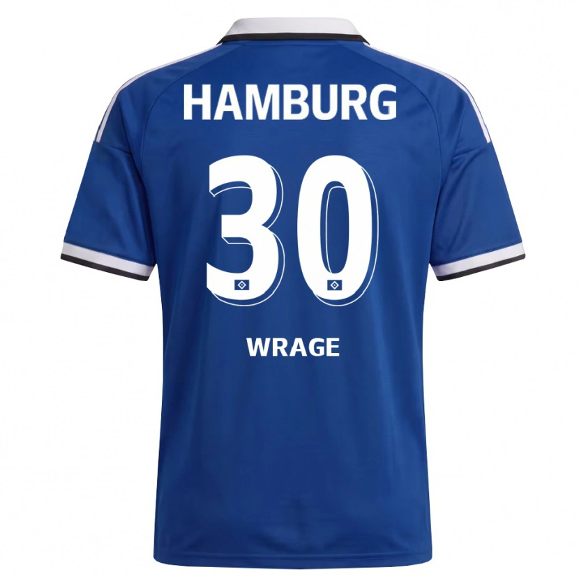 Danxen Homem Camisola Joris Wrage #30 Branco Azul Alternativa 2026/27 Camisa Brasil