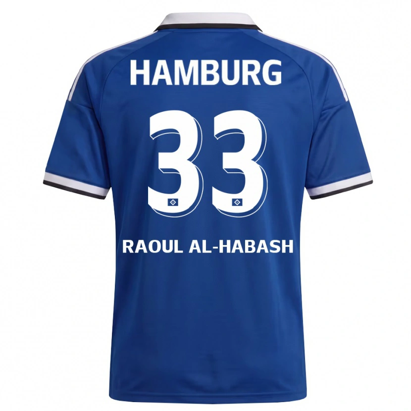 Danxen Homem Camisola Luca Raoul Al-Habash #33 Branco Azul Alternativa 2026/27 Camisa Brasil