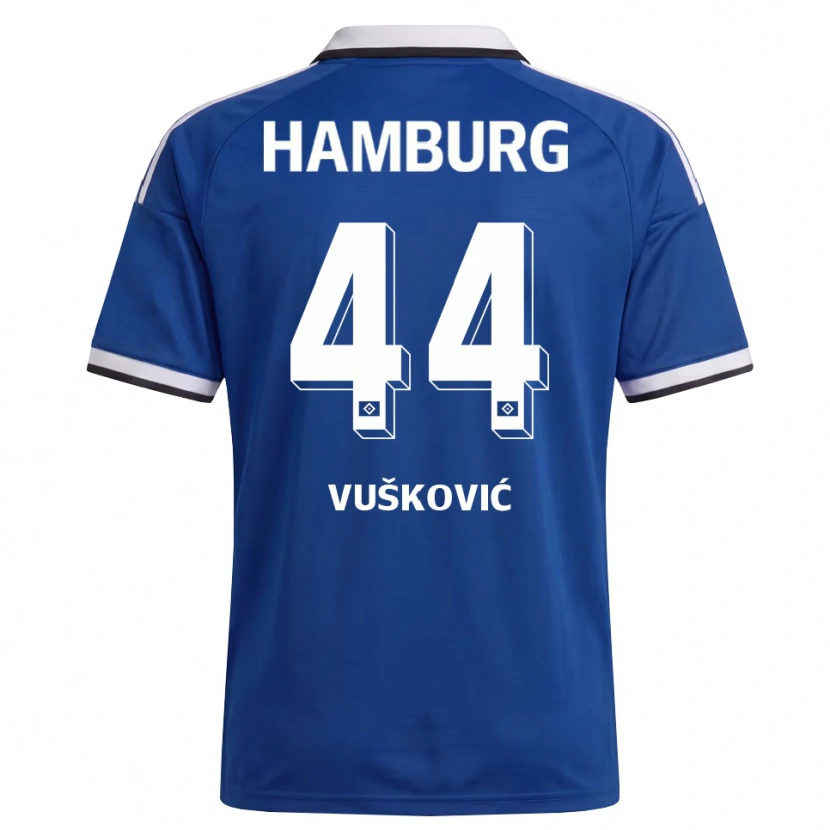 Danxen Homem Camisola Mario Vuskovic #44 Branco Azul Alternativa 2026/27 Camisa Brasil