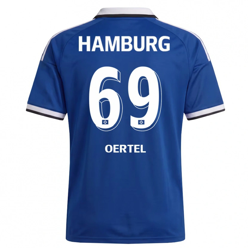 Danxen Homem Camisola Jan Oertel #69 Branco Azul Alternativa 2026/27 Camisa Brasil