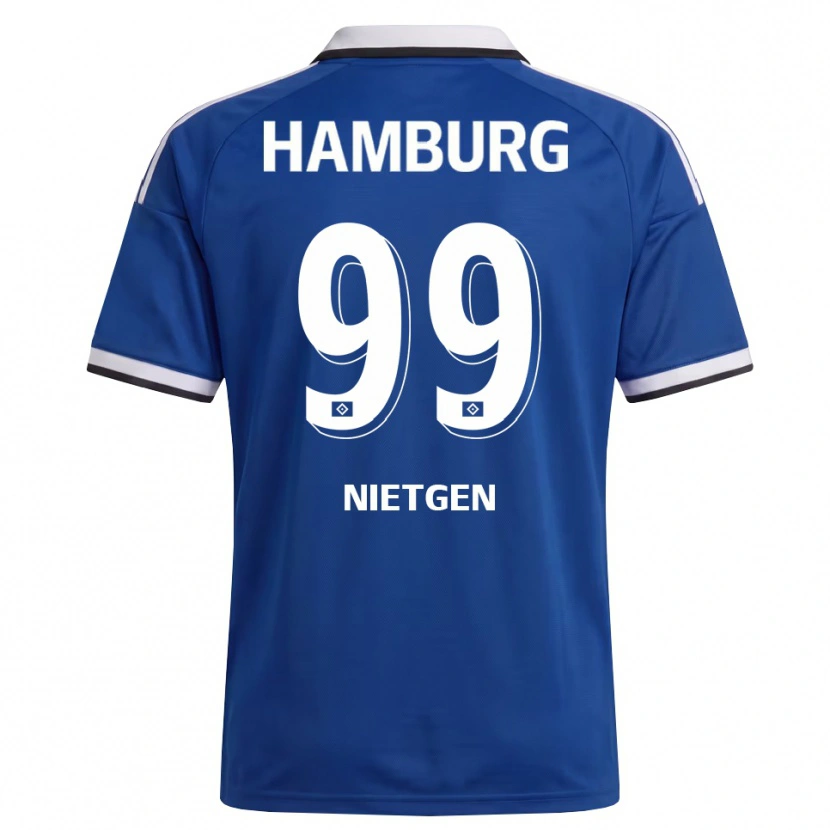 Danxen Homem Camisola Marvin Nietgen #99 Branco Azul Alternativa 2026/27 Camisa Brasil