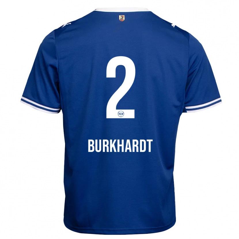 Danxen Homem Camisola Hannes Burkhardt #2 Azul Real Branco Alternativa 2026/27 Camisa Brasil