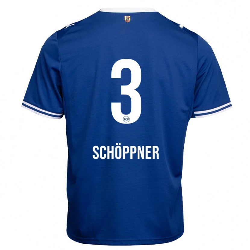 Danxen Homem Camisola Jan Schöppner #3 Azul Real Branco Alternativa 2026/27 Camisa Brasil