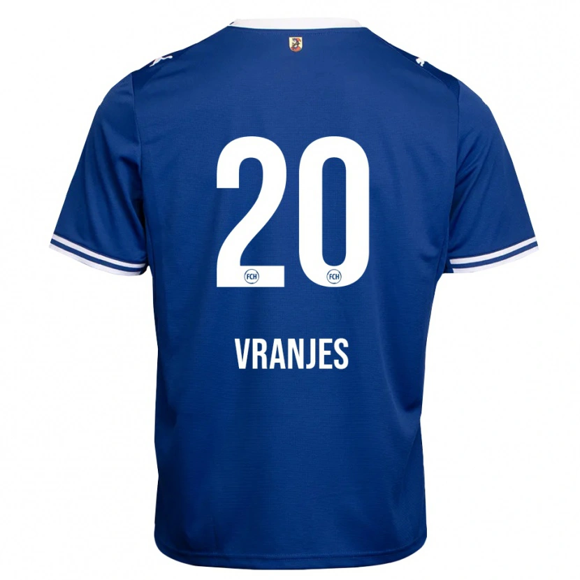 Danxen Homem Camisola Rafael Vranjes #20 Azul Real Branco Alternativa 2026/27 Camisa Brasil