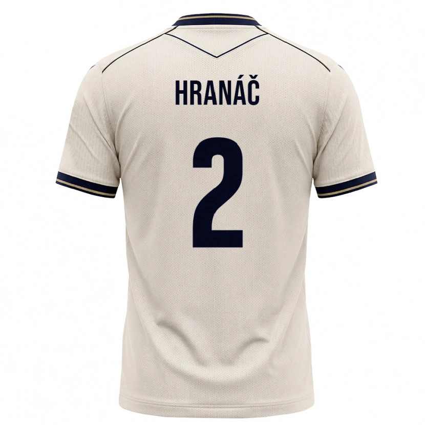 Danxen Homem Camisola Robin Hranac #2 Branco Azul Tinta Alternativa 2026/27 Camisa Brasil