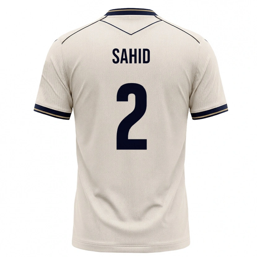 Danxen Homem Camisola Mohamed Sahid #2 Branco Azul Tinta Alternativa 2026/27 Camisa Brasil
