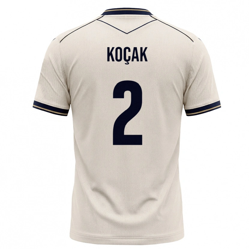 Danxen Homem Camisola Ensar Koçak #2 Branco Azul Tinta Alternativa 2026/27 Camisa Brasil