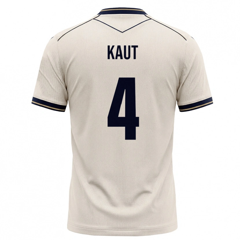 Danxen Homem Camisola Lisann Kaut #4 Branco Azul Tinta Alternativa 2026/27 Camisa Brasil