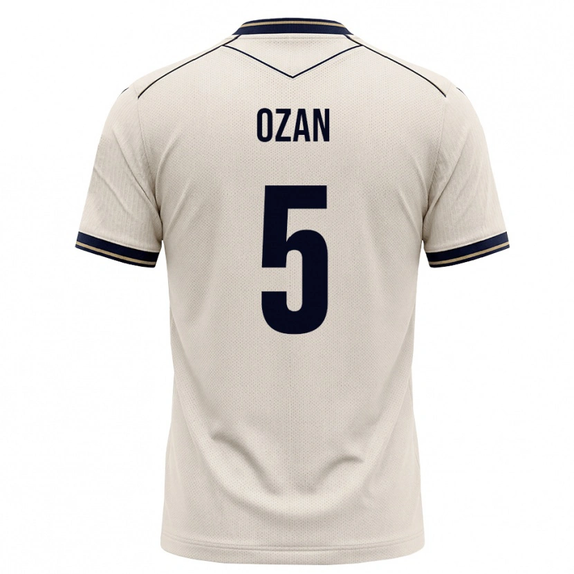 Danxen Homem Camisola Ozan Kabak #5 Branco Azul Tinta Alternativa 2026/27 Camisa Brasil
