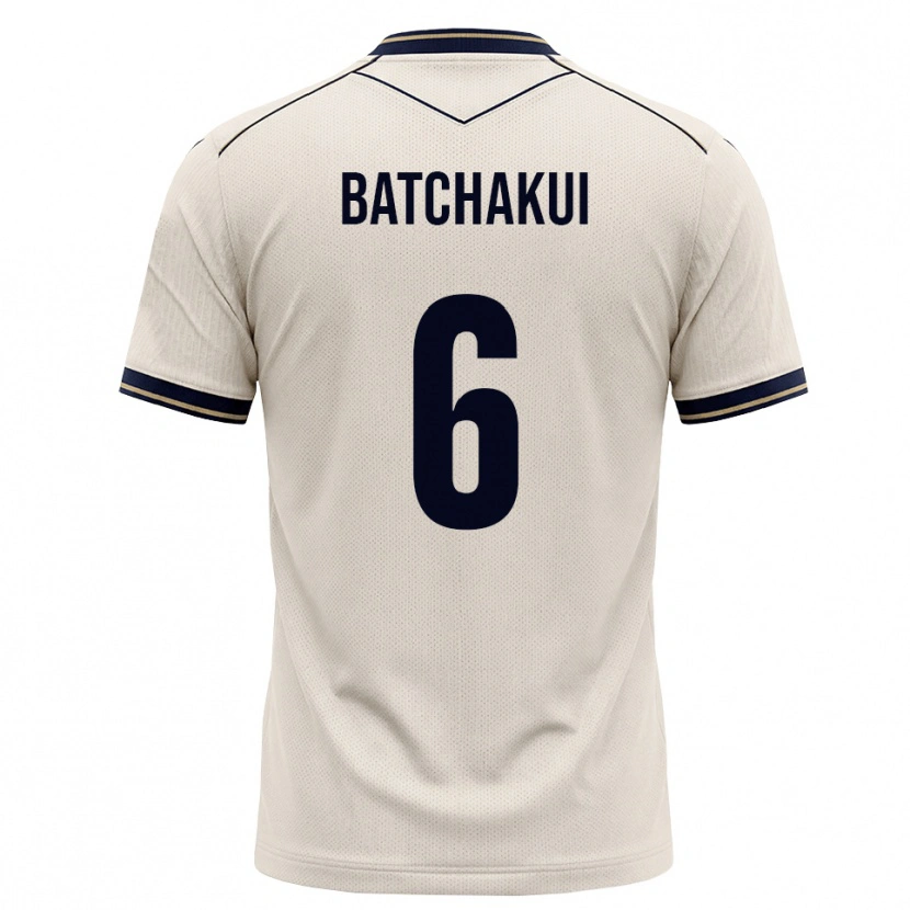 Danxen Homem Camisola Kylian Batchakui #6 Branco Azul Tinta Alternativa 2026/27 Camisa Brasil