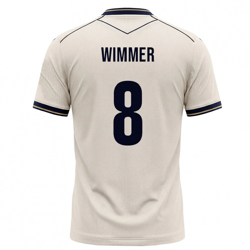 Danxen Homem Camisola Patrick Wimmer #8 Branco Azul Tinta Alternativa 2026/27 Camisa Brasil