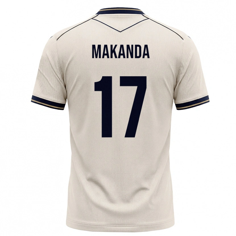 Danxen Homem Camisola Blessing Makanda #17 Branco Azul Tinta Alternativa 2026/27 Camisa Brasil