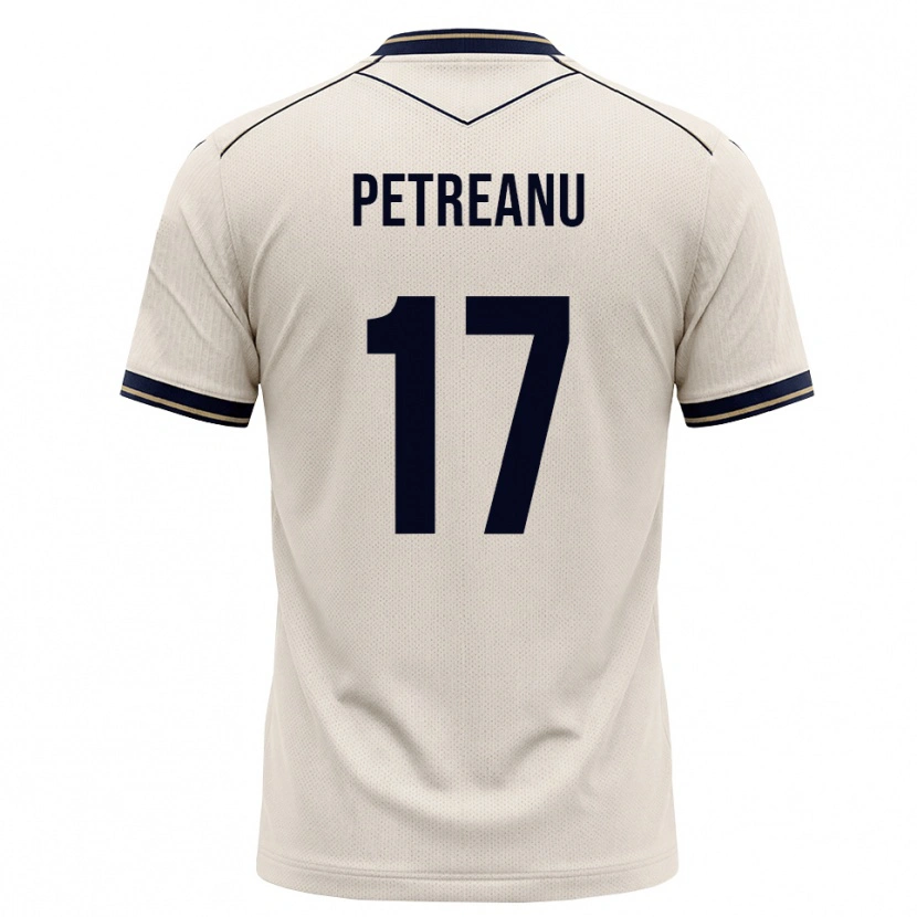 Danxen Homem Camisola Vlad Petreanu #17 Branco Azul Tinta Alternativa 2026/27 Camisa Brasil