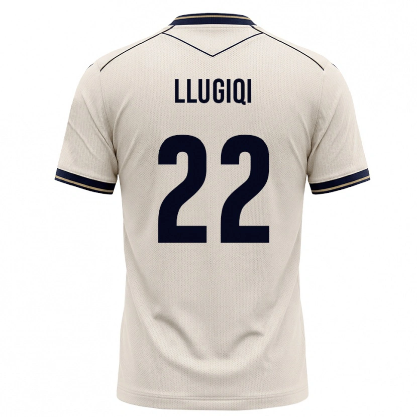 Danxen Homem Camisola Arian Llugiqi #22 Branco Azul Tinta Alternativa 2026/27 Camisa Brasil