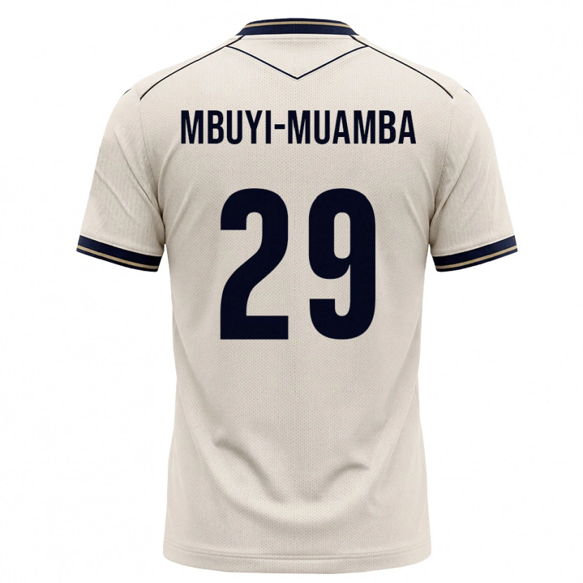 Danxen Homem Camisola Hubert Mbuyi-Muamba #29 Branco Azul Tinta Alternativa 2026/27 Camisa Brasil