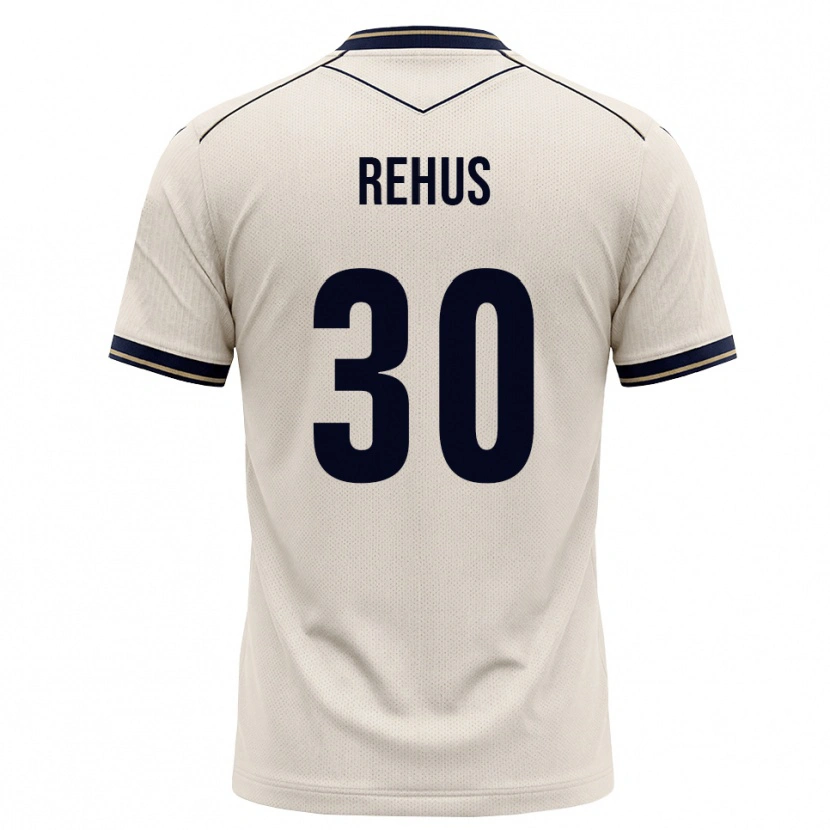 Danxen Homem Camisola Milan Rehus #30 Branco Azul Tinta Alternativa 2026/27 Camisa Brasil