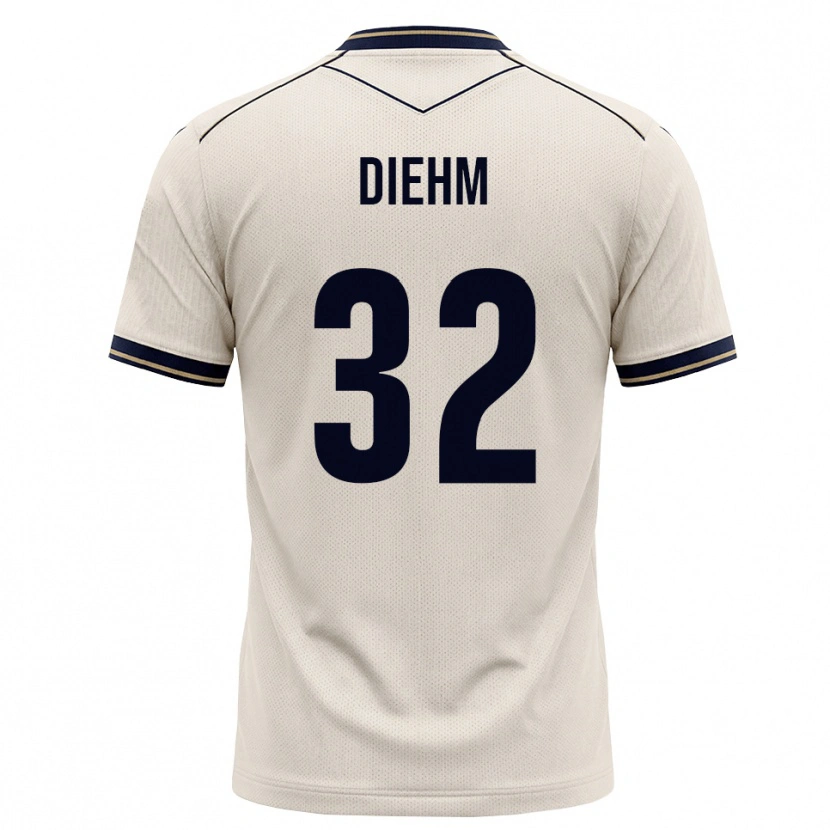 Danxen Homem Camisola Vanessa Diehm #32 Branco Azul Tinta Alternativa 2026/27 Camisa Brasil