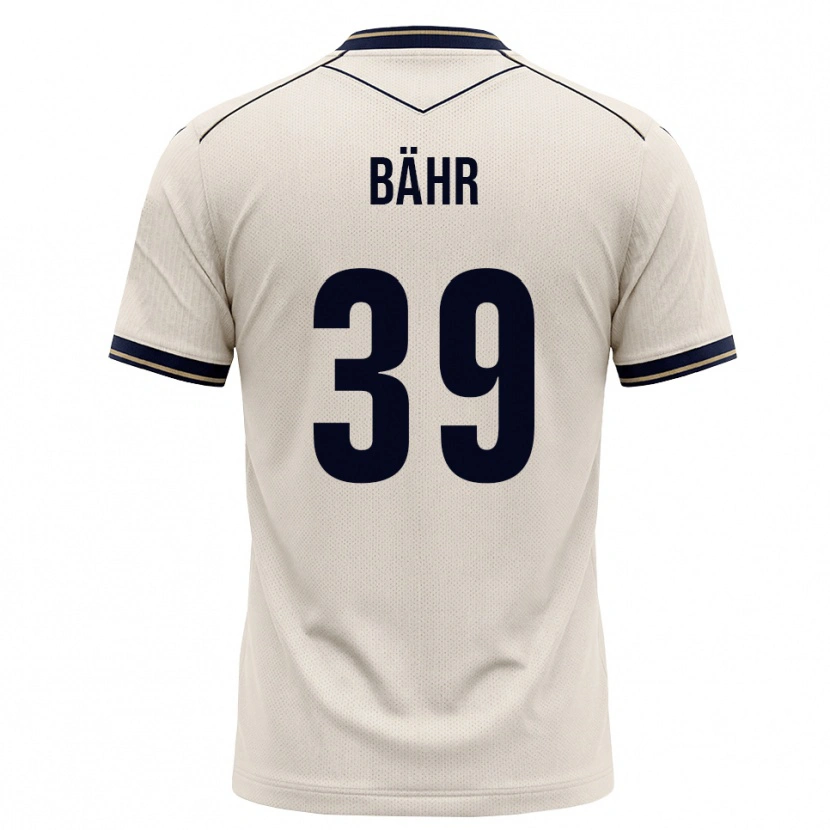 Danxen Homem Camisola Florian Bähr #39 Branco Azul Tinta Alternativa 2026/27 Camisa Brasil