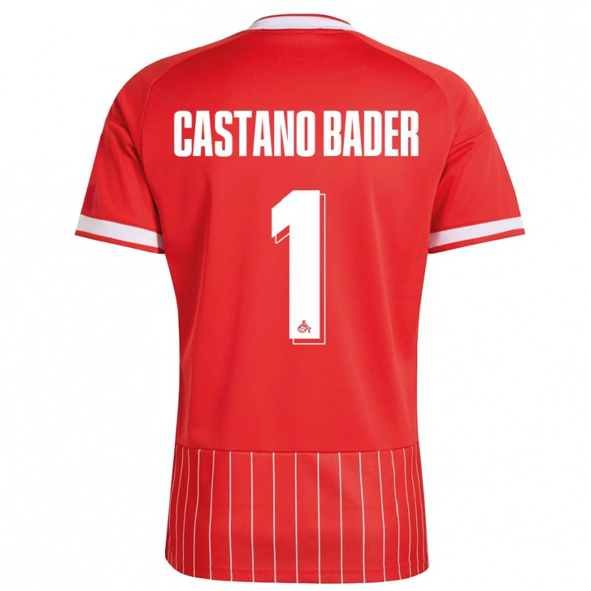Danxen Homem Camisola Simeon Castano Bader #1 Vermelho Branco Verde Alternativa 2026/27 Camisa Brasil