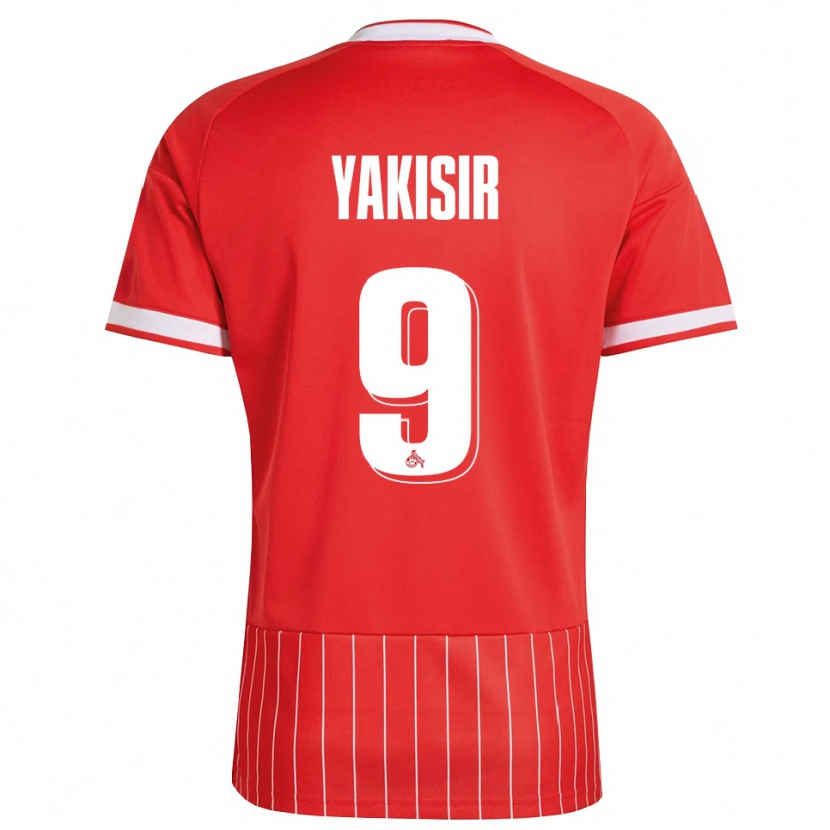 Danxen Homem Camisola Emir-Ahmet Yakisir #9 Vermelho Branco Verde Alternativa 2026/27 Camisa Brasil