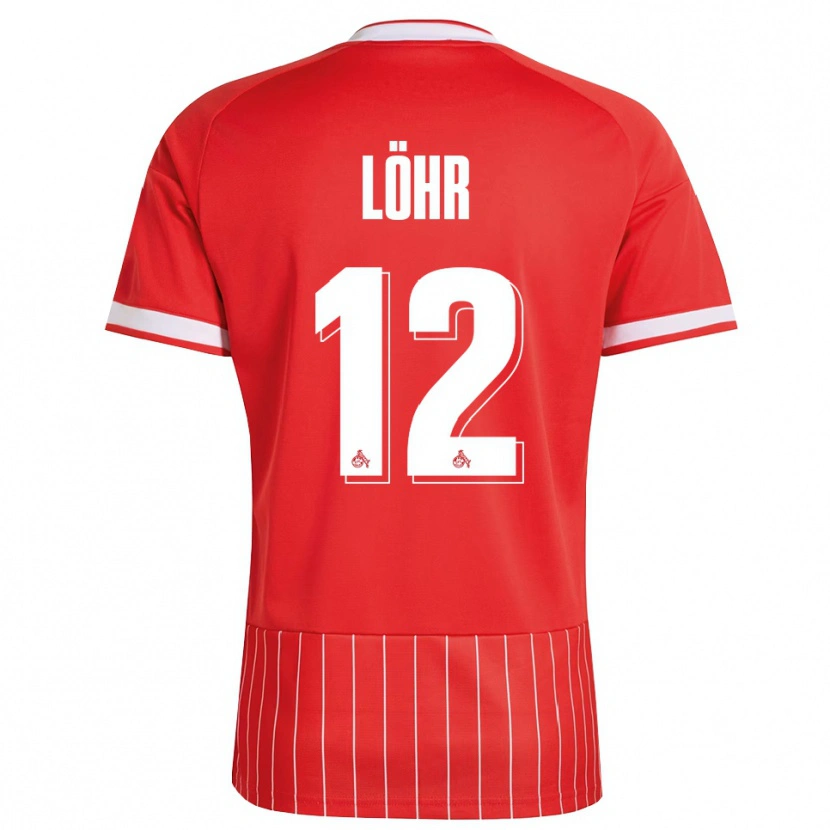 Danxen Homem Camisola Max Löhr #12 Vermelho Branco Verde Alternativa 2026/27 Camisa Brasil