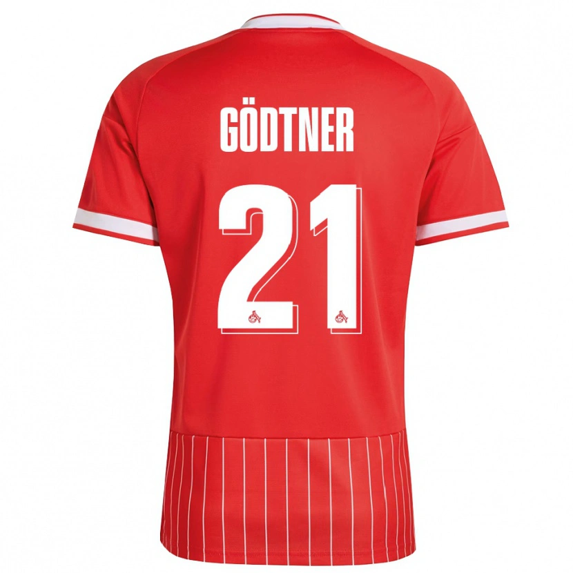Danxen Homem Camisola Matteo Gödtner #21 Vermelho Branco Verde Alternativa 2026/27 Camisa Brasil