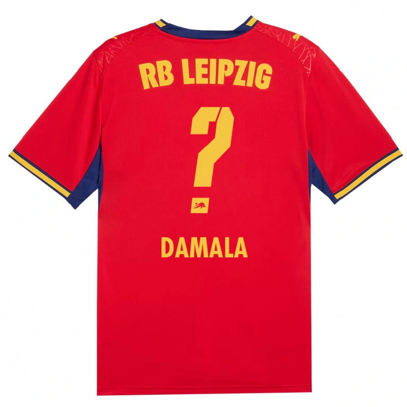 Danxen Homem Camisola Bilal Damala #0 Vermelho Amarelo Azul Real Alternativa 2026/27 Camisa Brasil
