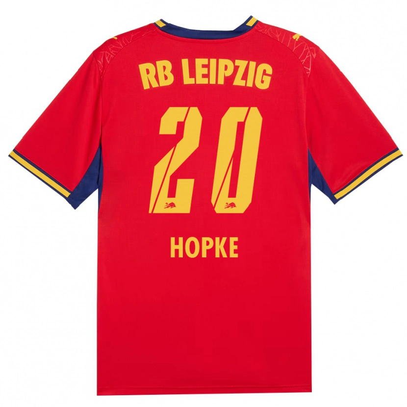 Danxen Homem Camisola Hannes Hopke #20 Vermelho Amarelo Azul Real Alternativa 2026/27 Camisa Brasil