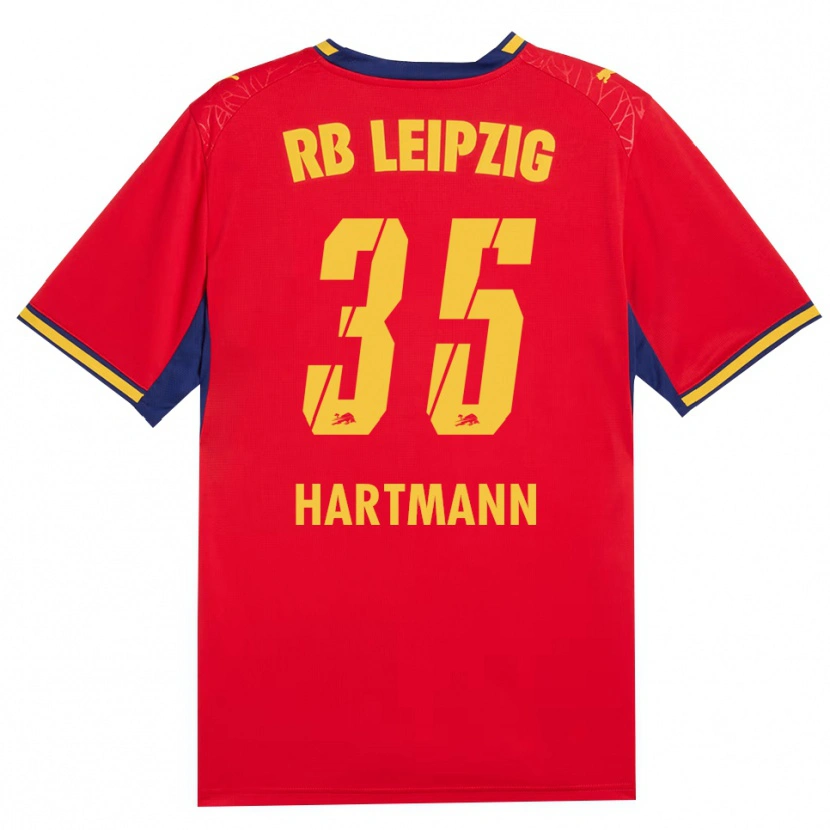 Danxen Homem Camisola Fabrice Hartmann #35 Vermelho Amarelo Azul Real Alternativa 2026/27 Camisa Brasil