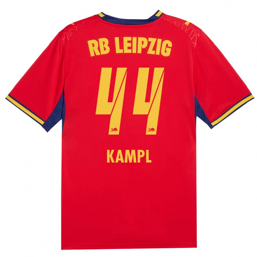 Danxen Homem Camisola Kevin Kampl #44 Vermelho Amarelo Azul Real Alternativa 2026/27 Camisa Brasil