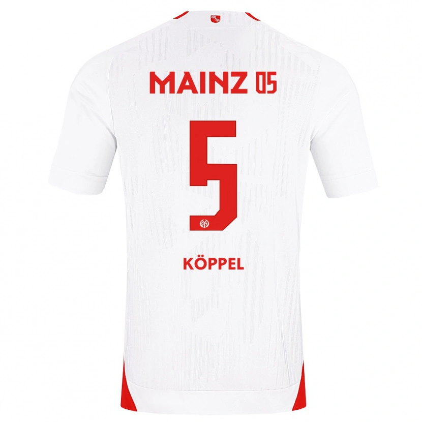 Danxen Homem Camisola Domenic Köppel #5 Branco Vermelho Amarelo Alternativa 2026/27 Camisa Brasil