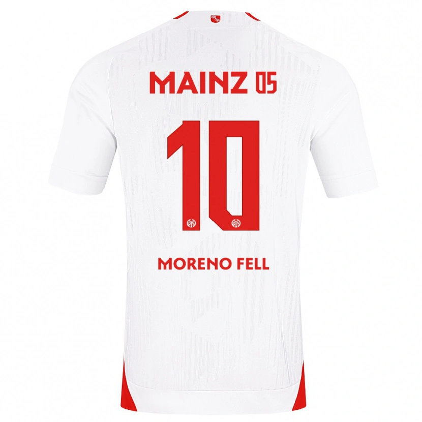 Danxen Homem Camisola Fabio Moreno Fell #10 Branco Vermelho Amarelo Alternativa 2026/27 Camisa Brasil