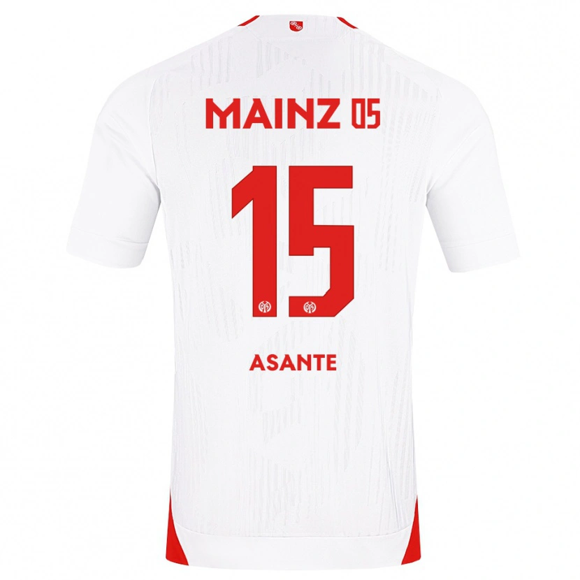 Danxen Homem Camisola Marvin Asante #15 Branco Vermelho Amarelo Alternativa 2026/27 Camisa Brasil