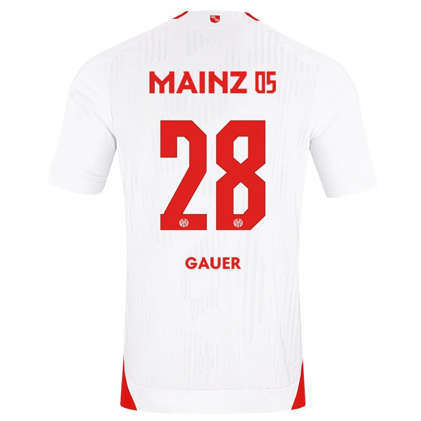 Danxen Homem Camisola Luke Gauer #28 Branco Vermelho Amarelo Alternativa 2026/27 Camisa Brasil