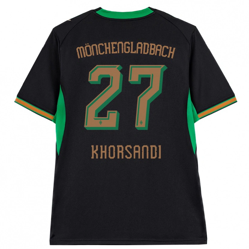Danxen Homem Camisola Radin Khorsandi #27 Preto Laranja Verde Marrom Alternativa 2026/27 Camisa Brasil