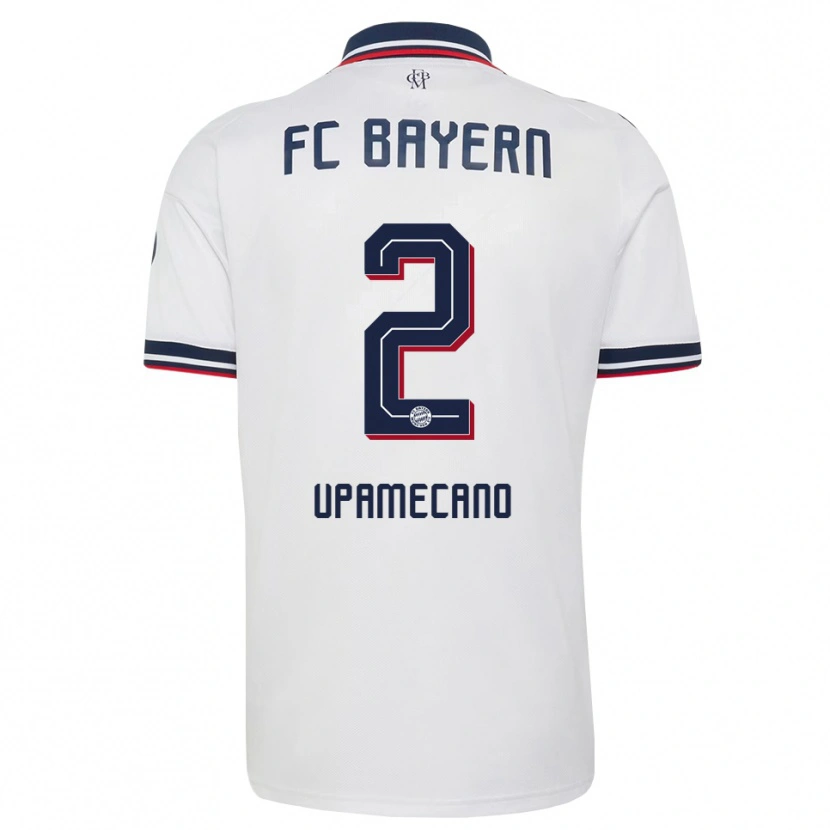 Danxen Homem Camisola Dayot Upamecano #2 Cinza Branco Vermelho Alternativa 2026/27 Camisa Brasil