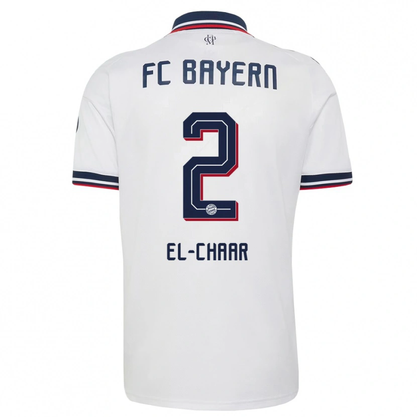 Danxen Homem Camisola Adam El-Chaar #2 Cinza Branco Vermelho Alternativa 2026/27 Camisa Brasil