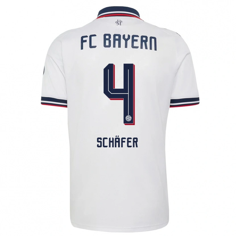 Danxen Homem Camisola Luis Schäfer #4 Cinza Branco Vermelho Alternativa 2026/27 Camisa Brasil