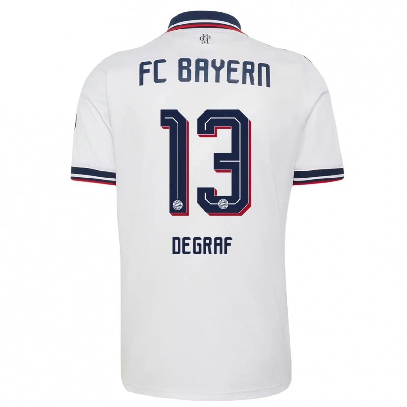 Danxen Homem Camisola Artur Degraf #13 Cinza Branco Vermelho Alternativa 2026/27 Camisa Brasil