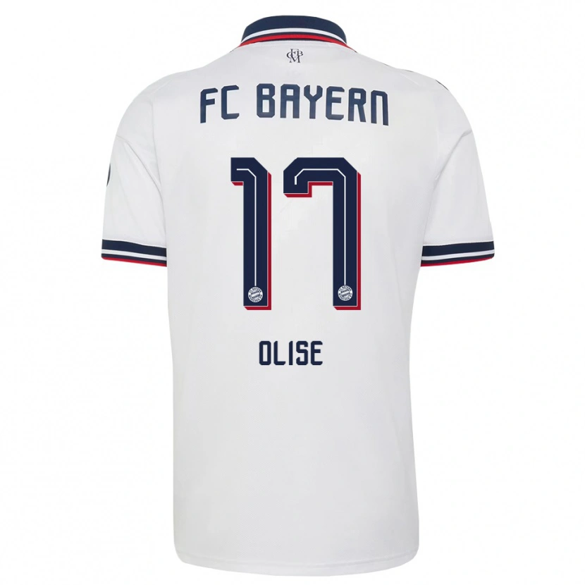 Danxen Homem Camisola Michael Olise #17 Cinza Branco Vermelho Alternativa 2026/27 Camisa Brasil